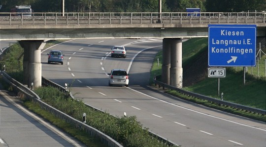  A6 Ausfahrt Kiesen 