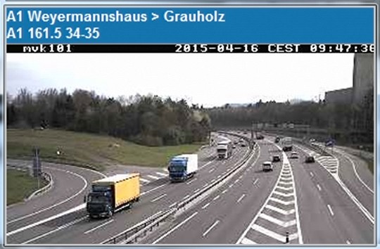  Webcam Forsthaus, A1 Rampe – Richtung Zürich 