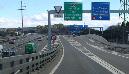  Wankdorfdreieck – normale Verkehrsführung 