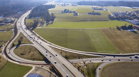 Verzweigung Schönbühl mit Rampen 