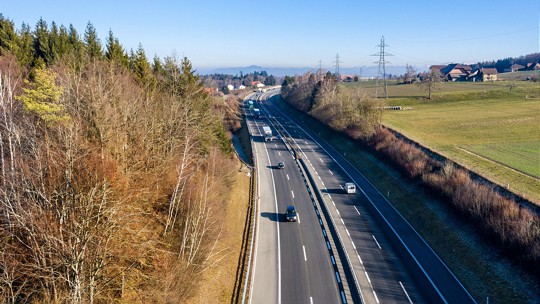  A1 Mühleberg Teuftal Bereich Sicherheitsholzerei 