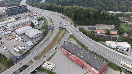  A1 Verbindungsrampe Brücke Löchliweg 